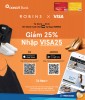 Giảm 25% khi thanh toán bằng thẻ Visa DongA Bank tại App Robins