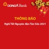 Thông báo nghỉ Tết Nguyên đán Tân Sửu 2021