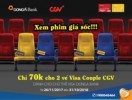 Chỉ 35k/vé xem phim tại CGV dành cho chủ Thẻ Visa DongA Bank